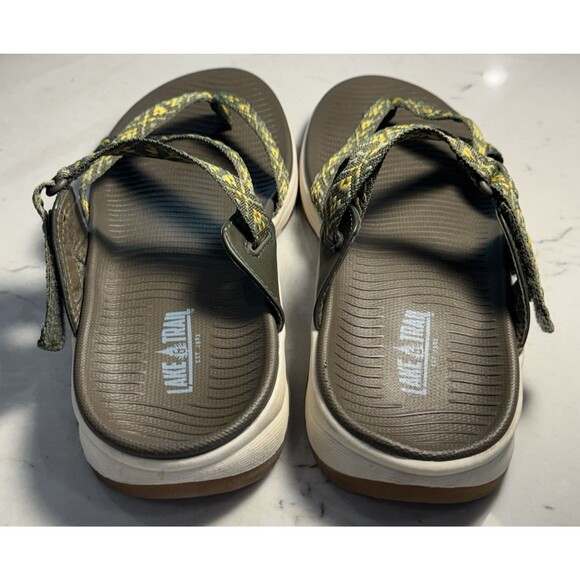 Lake & Trail Womens Bailey Sport Slip On Sandals Green Hiking Walking Sz 9 EUC - Picture 4 of 6